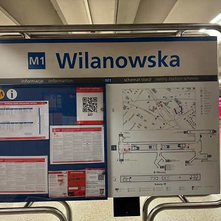 Metro Wilanowska Aparts Warsaw Exterior photo